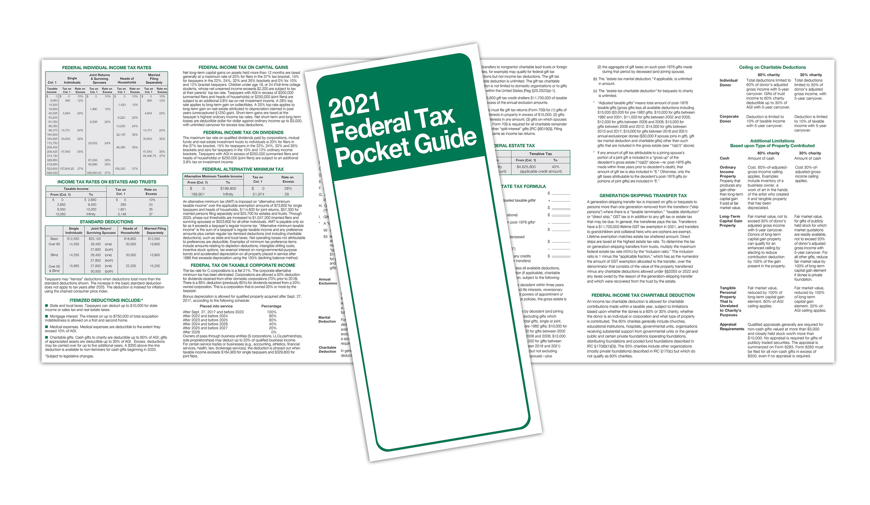 2021 federal tax pocket guide