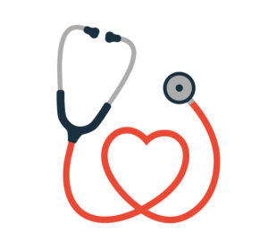 Stethoscope and heart