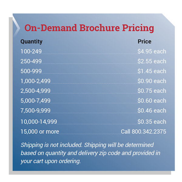 pricing table