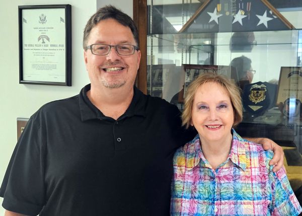 Sherry Niehaus and her son, Vince Niehaus of Mays Mission for Handicapped, Inc.